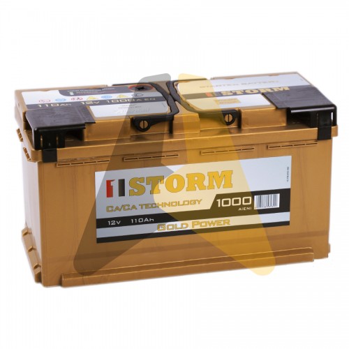 Автомобильный аккумулятор Storm Gold 110R 1000A