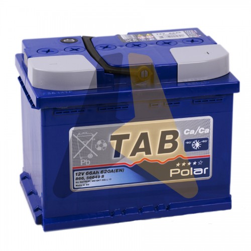 Автомобильный аккумулятор Tab Polar 66R 620A  121066 56649