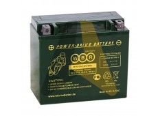 Автомобильный аккумулятор WBR MT12-18-C AGM 18 Ач 270А П.П. 175x87x155 YTX20-BS