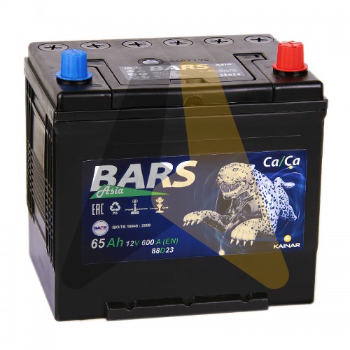 Автомобильный аккумулятор Bars Asia 65R 560A