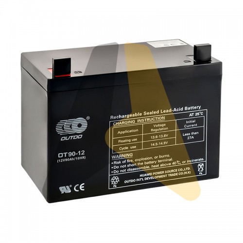 Автомобильный аккумулятор UPS OUTDO VRLA 12V 90 Ah OT90-12 307x169x208