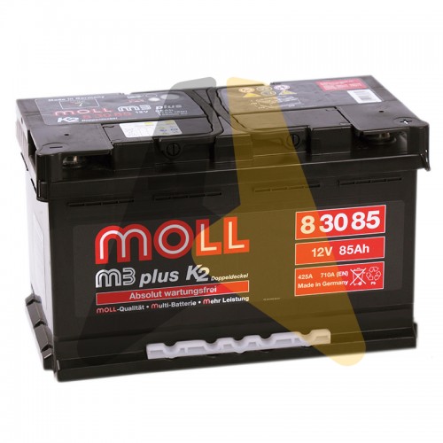 Автомобильный аккумулятор Moll M3plus 85R 710A